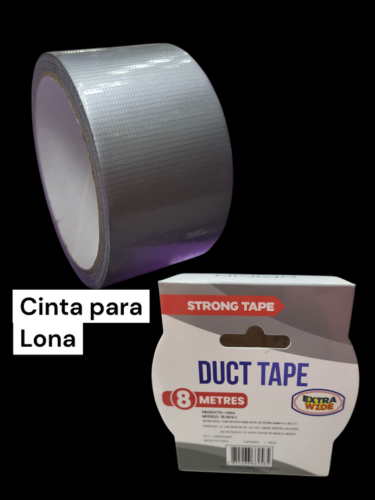 Cinta para lonas gris