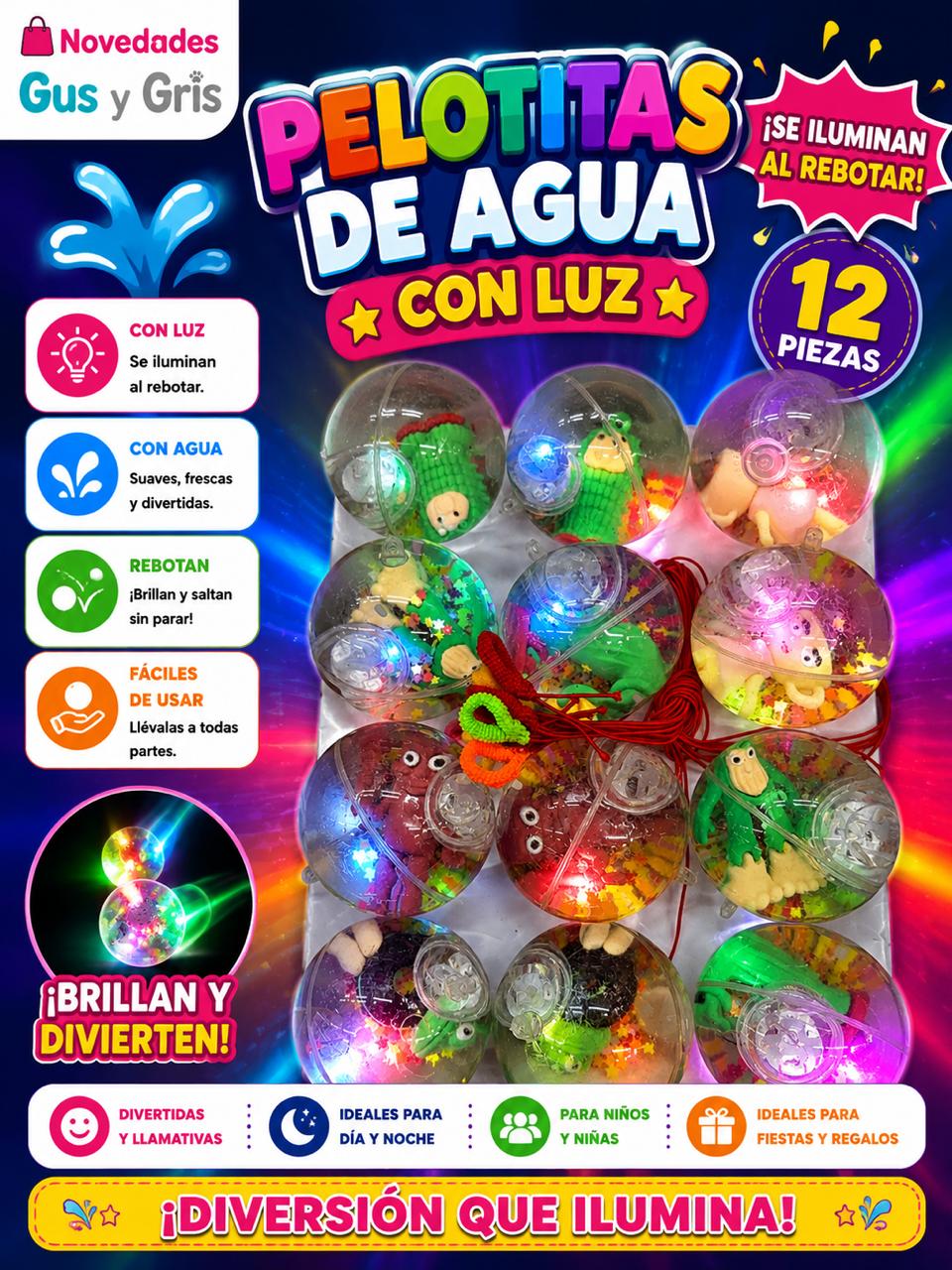 pelota de agua tralalero con 12