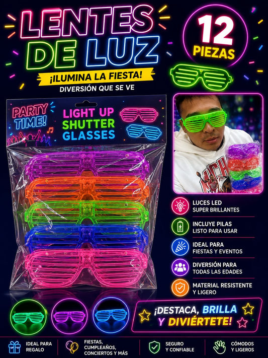 Lentes de luz con 12 rf-1011