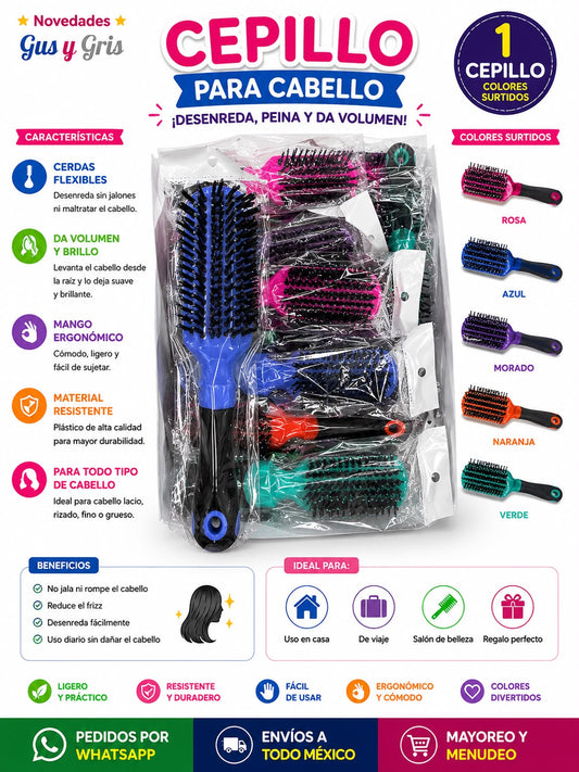 cepillo plastico 1 pieza