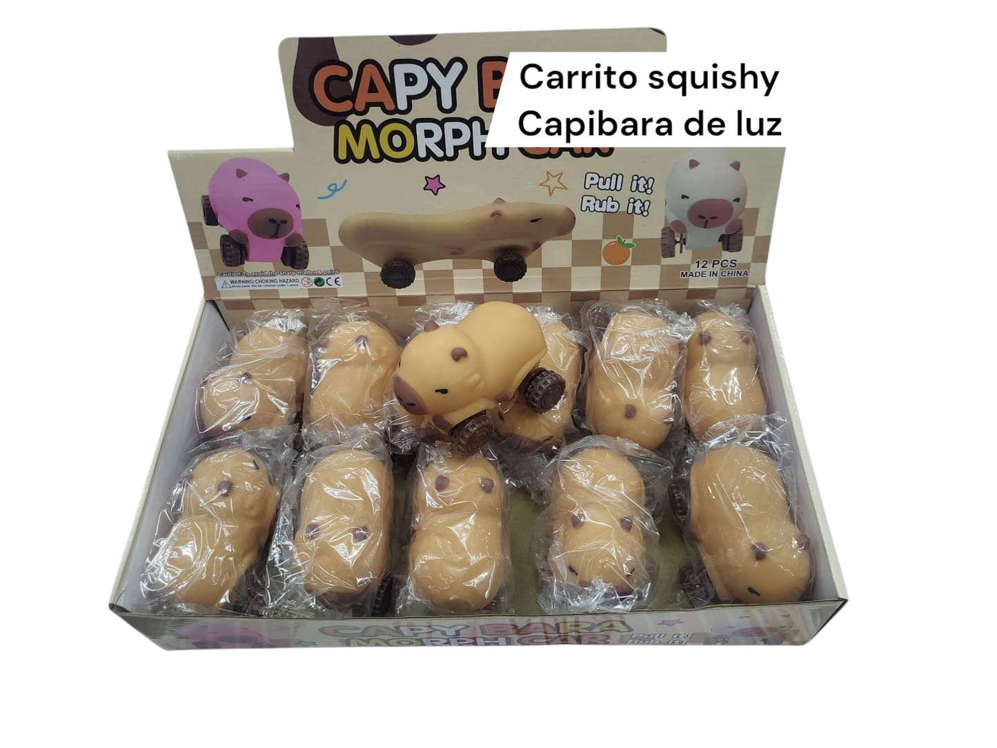 capibara carrito de luz