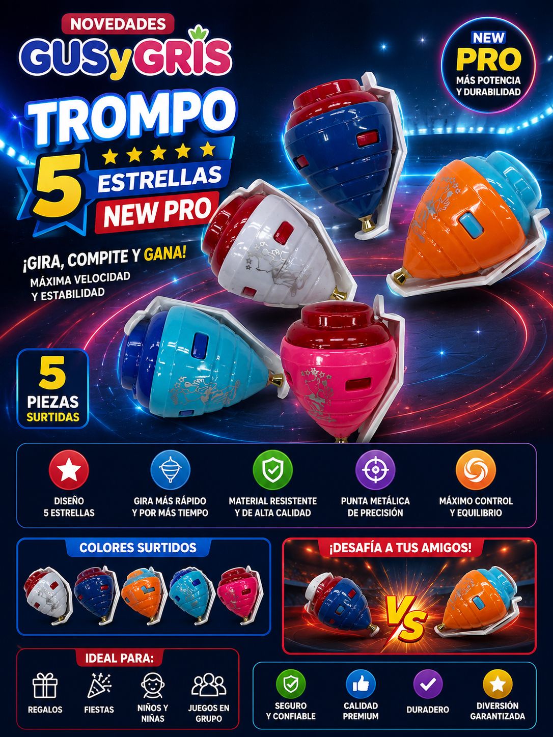 5 estrellas new pro