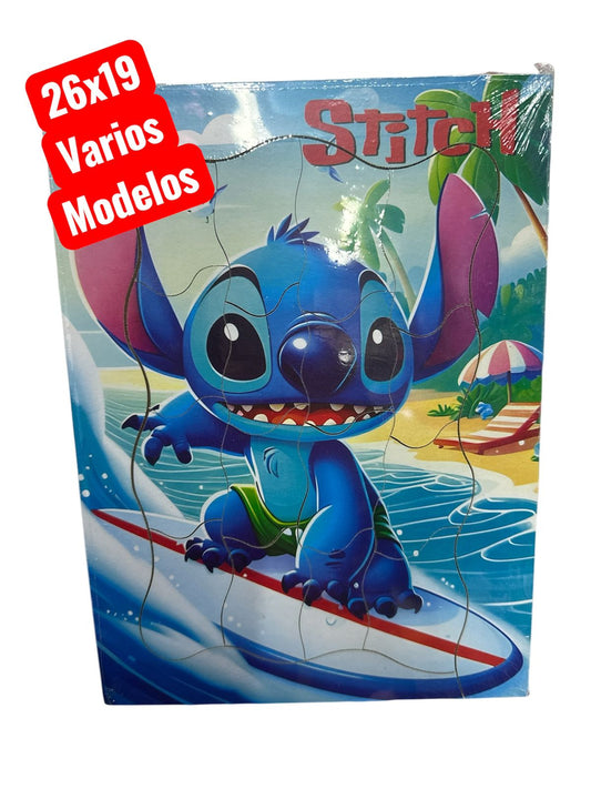 Rompecabezas madera med