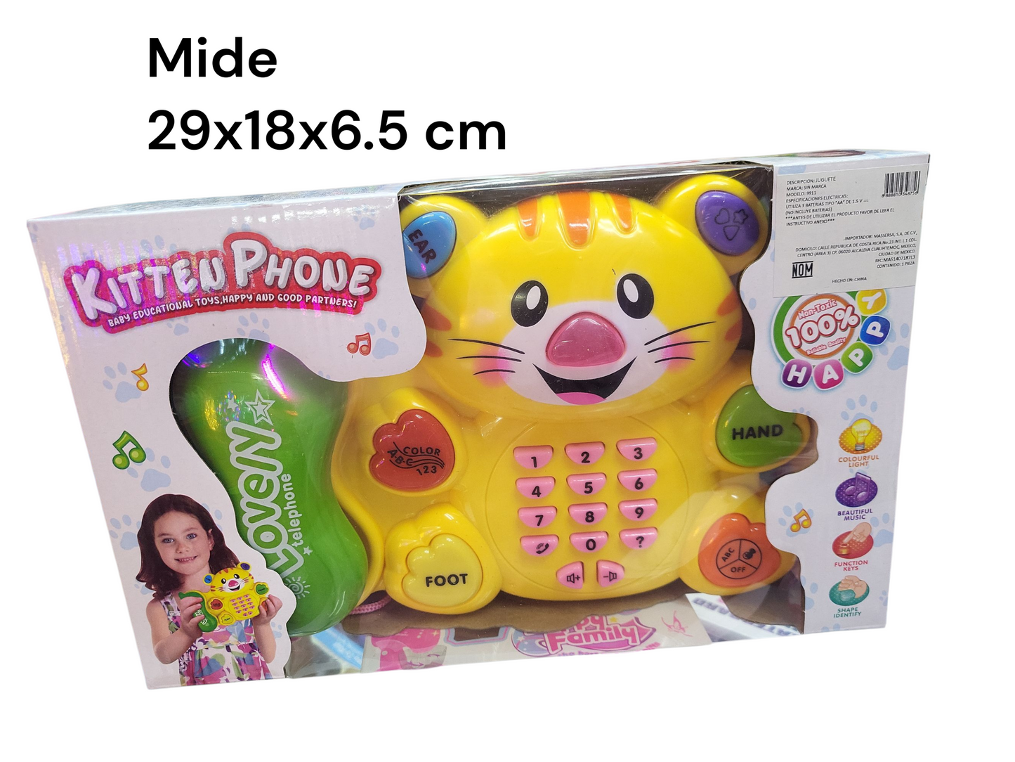 Telefono tigre kitten phone 9911
