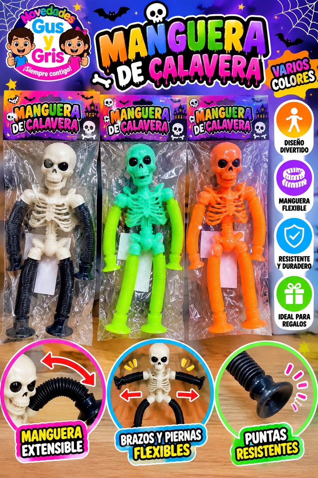 2 mangera calavera 💀 de luz