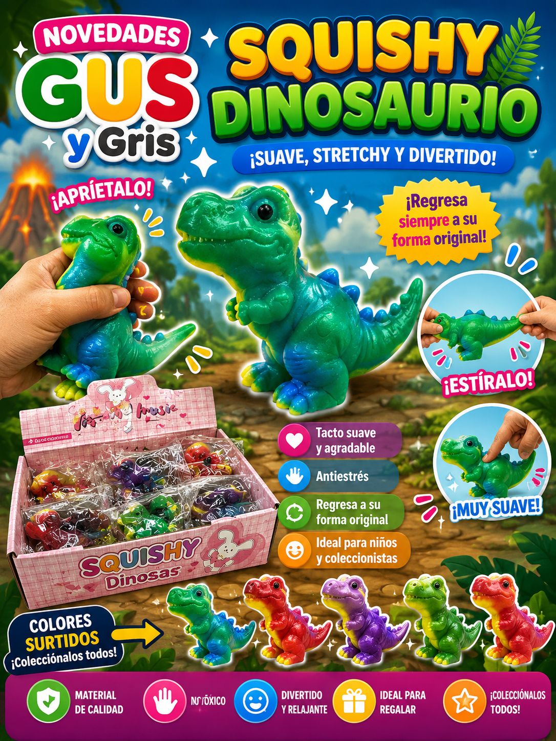squisy dino grande