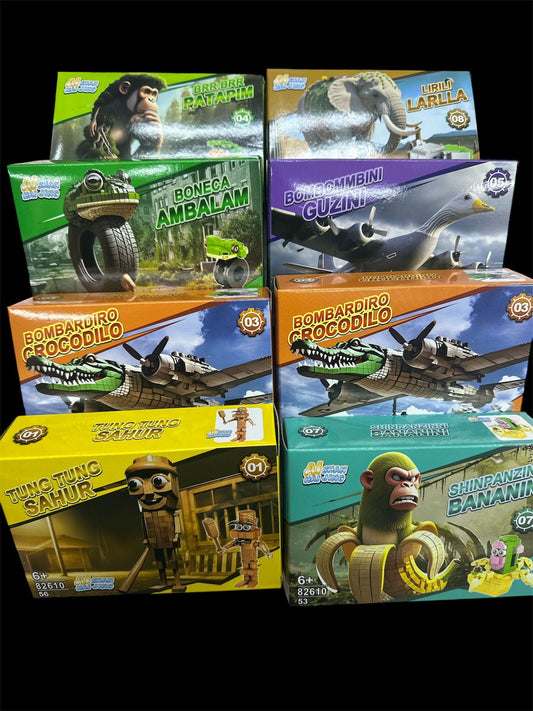 lego tralaleros con 8 pzs