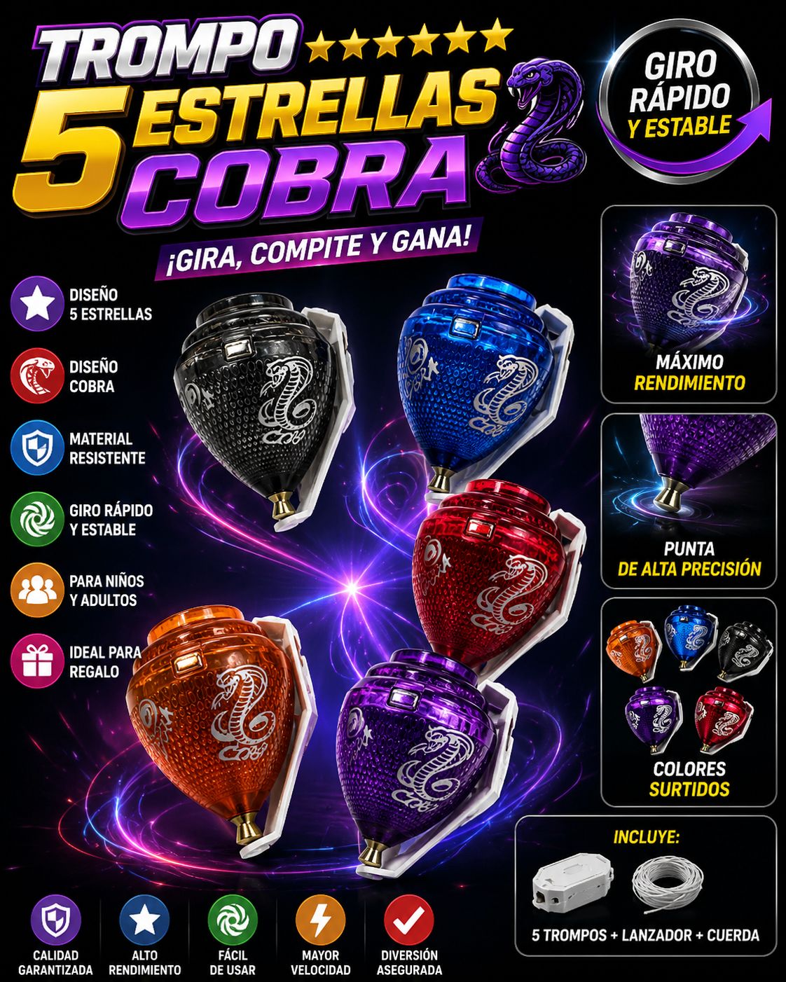 5 estrella cobra