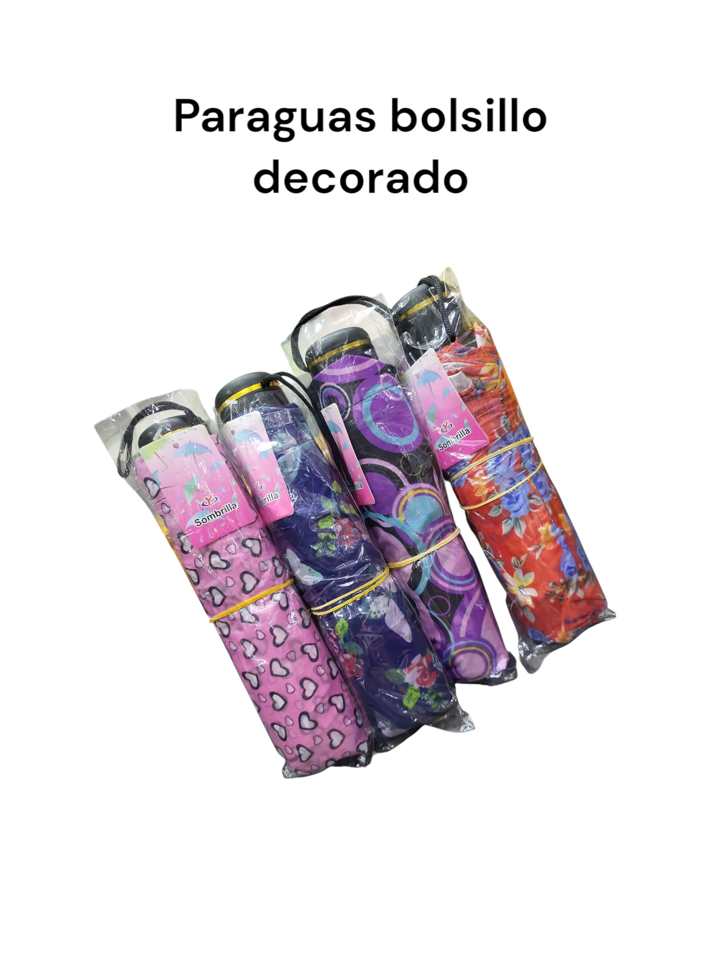 Paraguas bolsillo decorado tf-5011