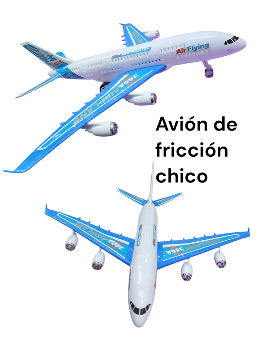 Avion chico fricción
