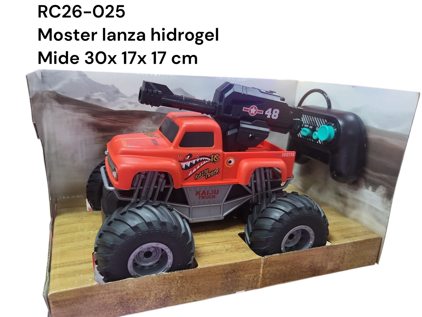 Carro moster lanza hidrogel RC26-025M