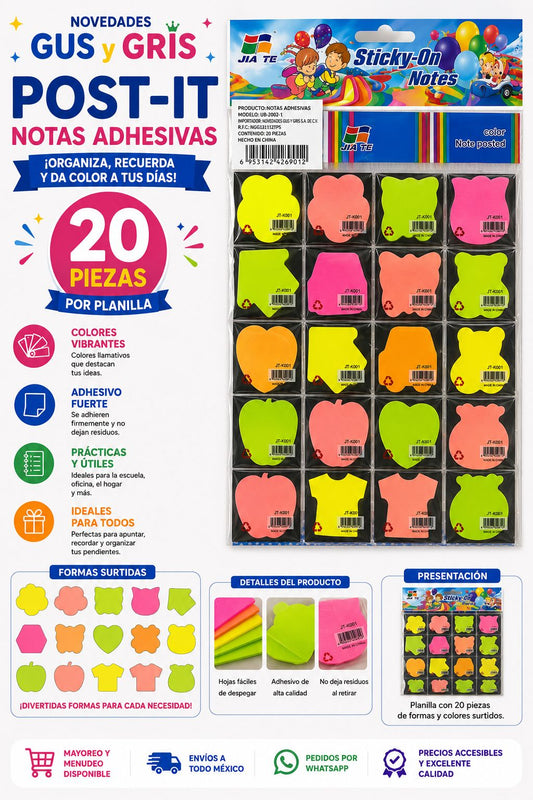 Planilla posting con 20pz