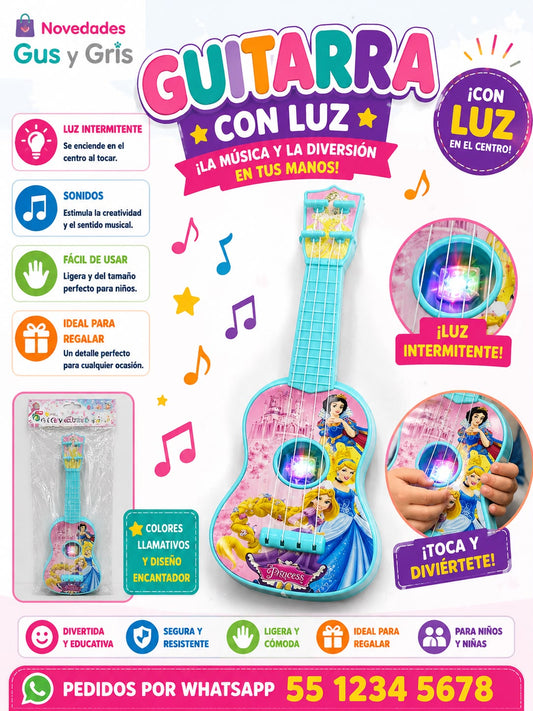 guitarra con luz