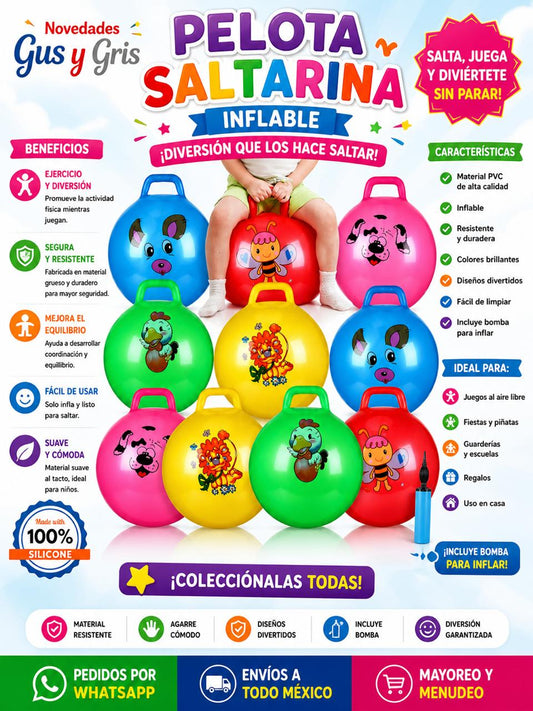 Pelota saltarina TG-0848