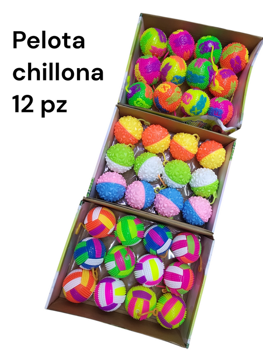 pelota chillona con 12 -    3modelos