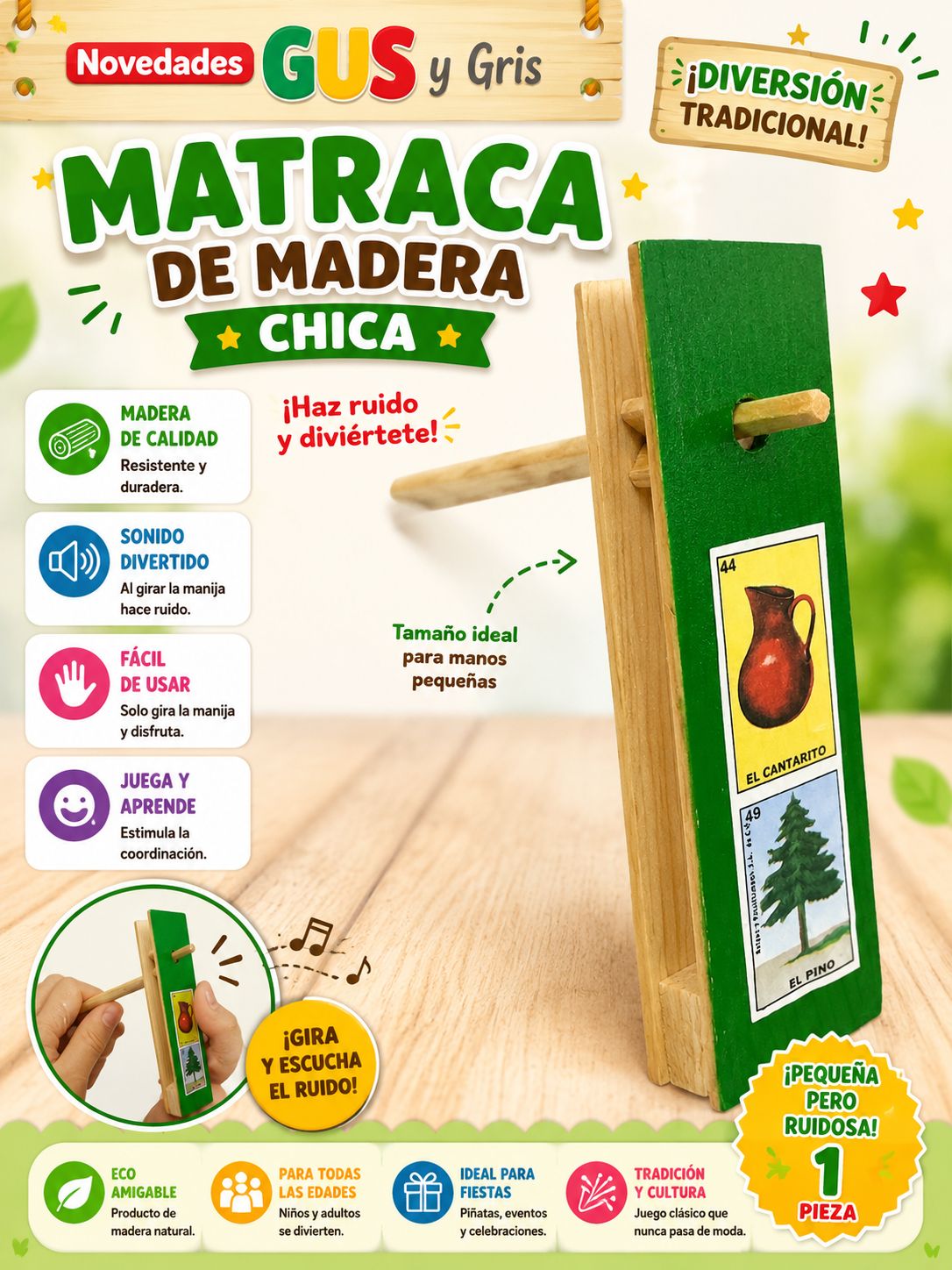 matraca chica