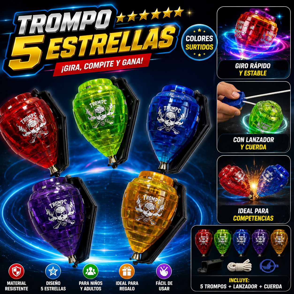 5 estrellas pirata