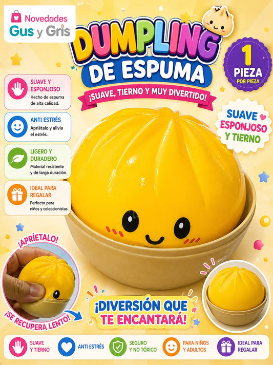 squisy dumpling de espuma