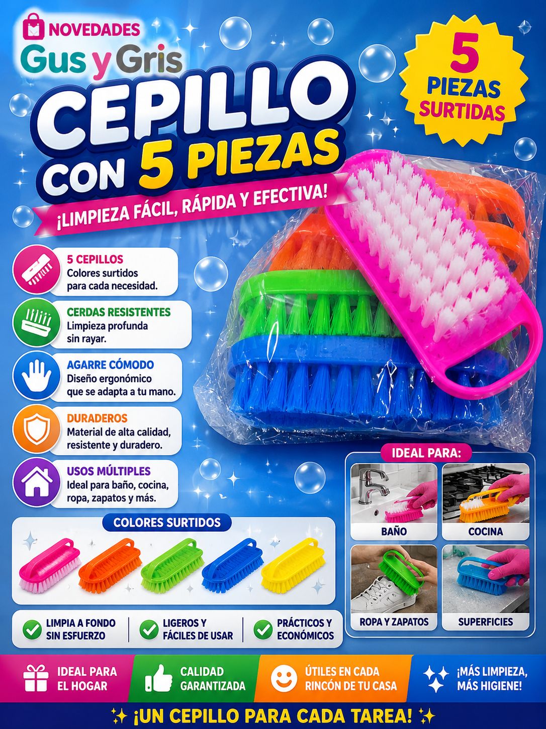 cepillo con 5 vd-3005a