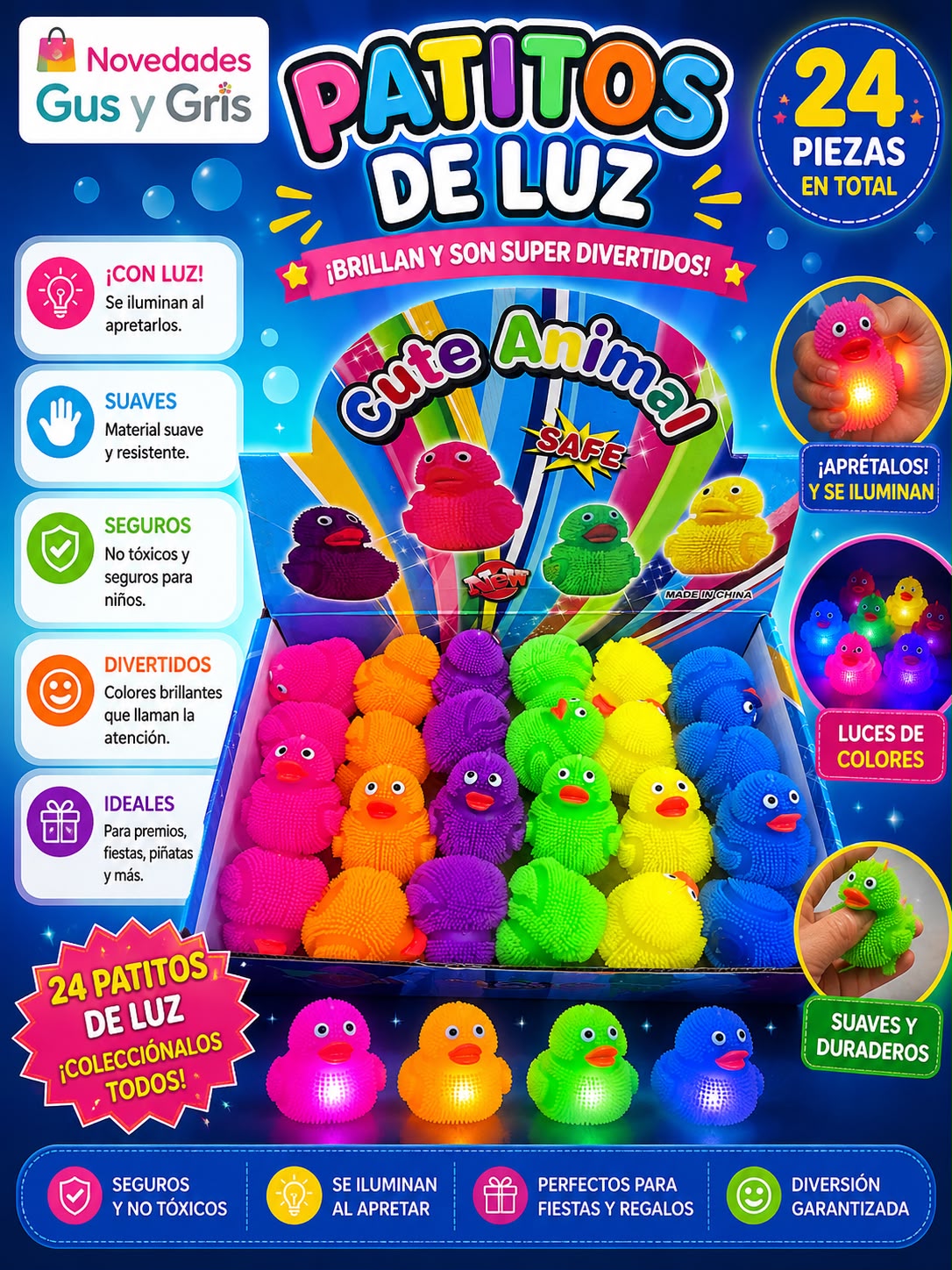 patito de luz con 24      28-77
