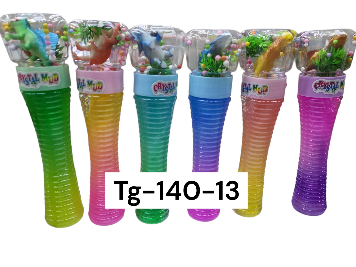 Slime tubo animales con planta con 6 tg-140-13