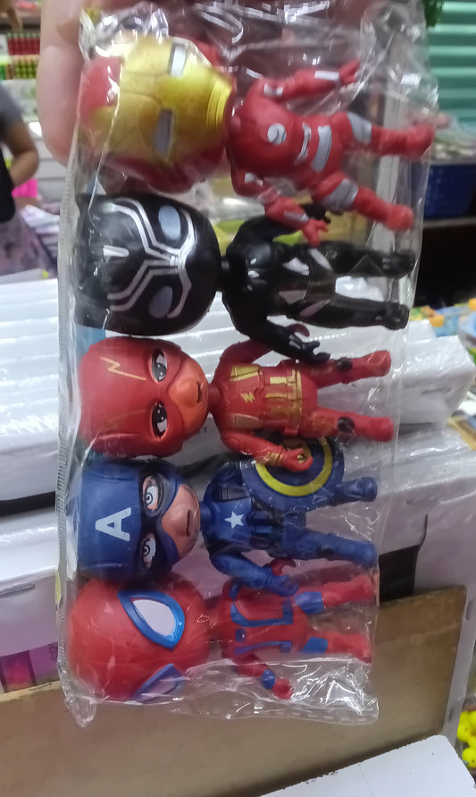 Muñeco Heroes 5 Pizas