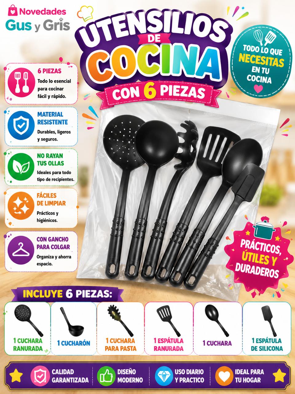 Cocina Utencilios Surtido Pb-4502a