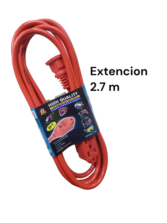 extencion naranja 2.7 mts
