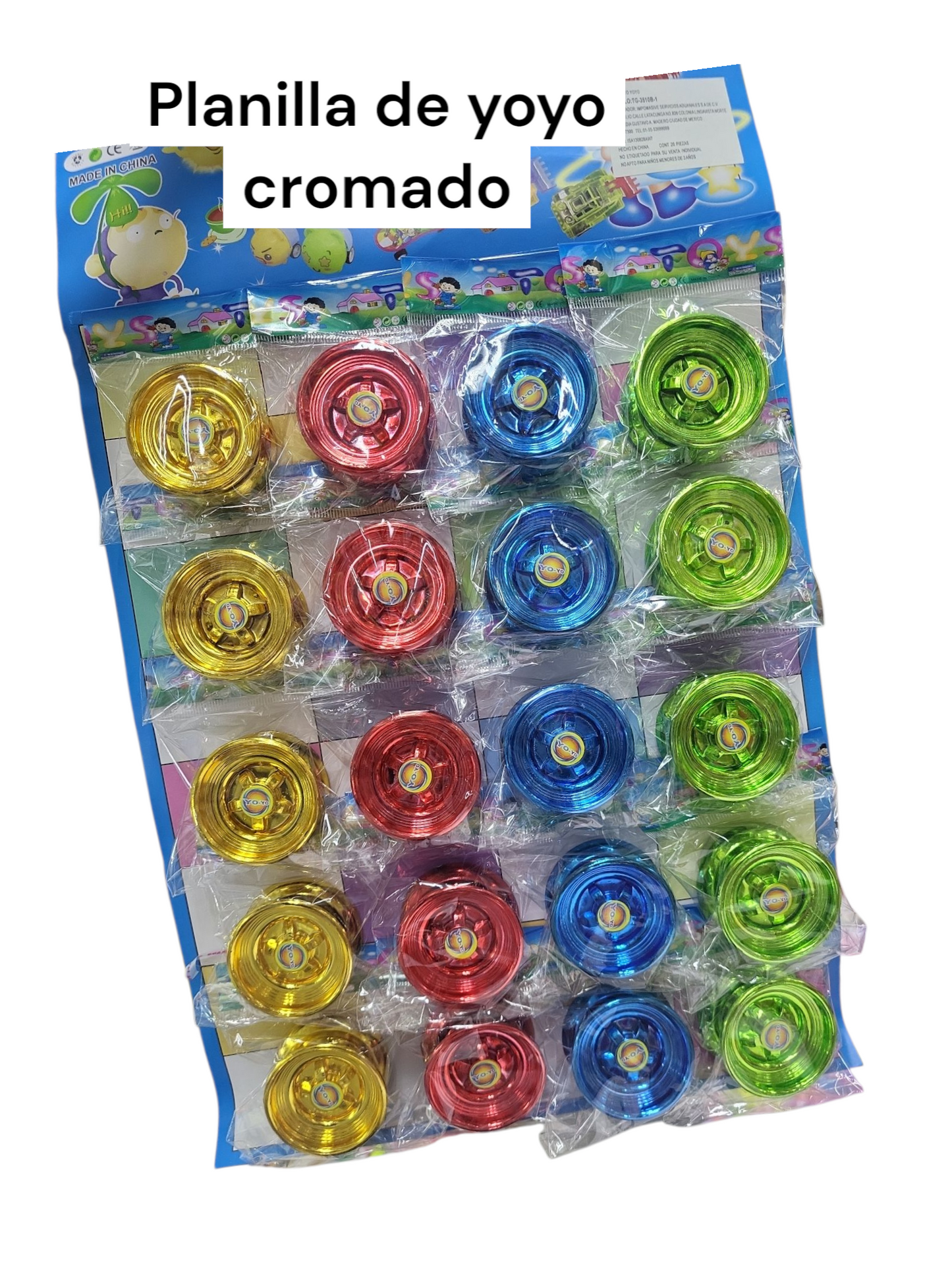 Planilla yoyo cromado TG-3510B-1