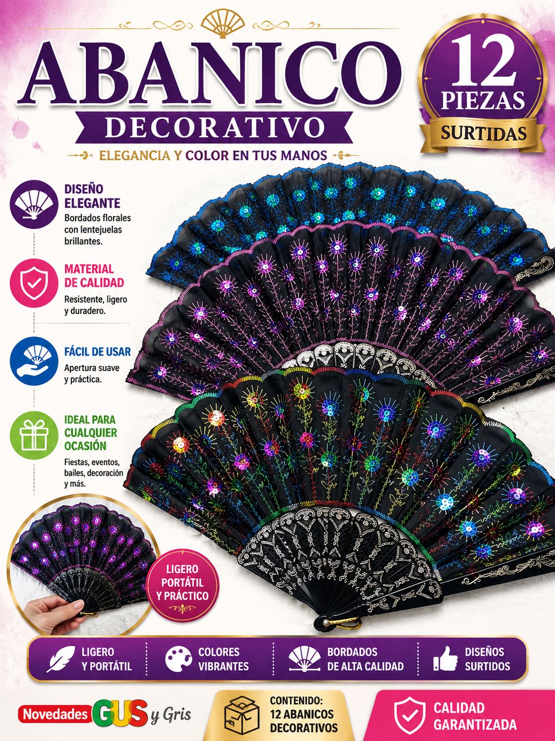 Abanico Co 12  Se-1003-5