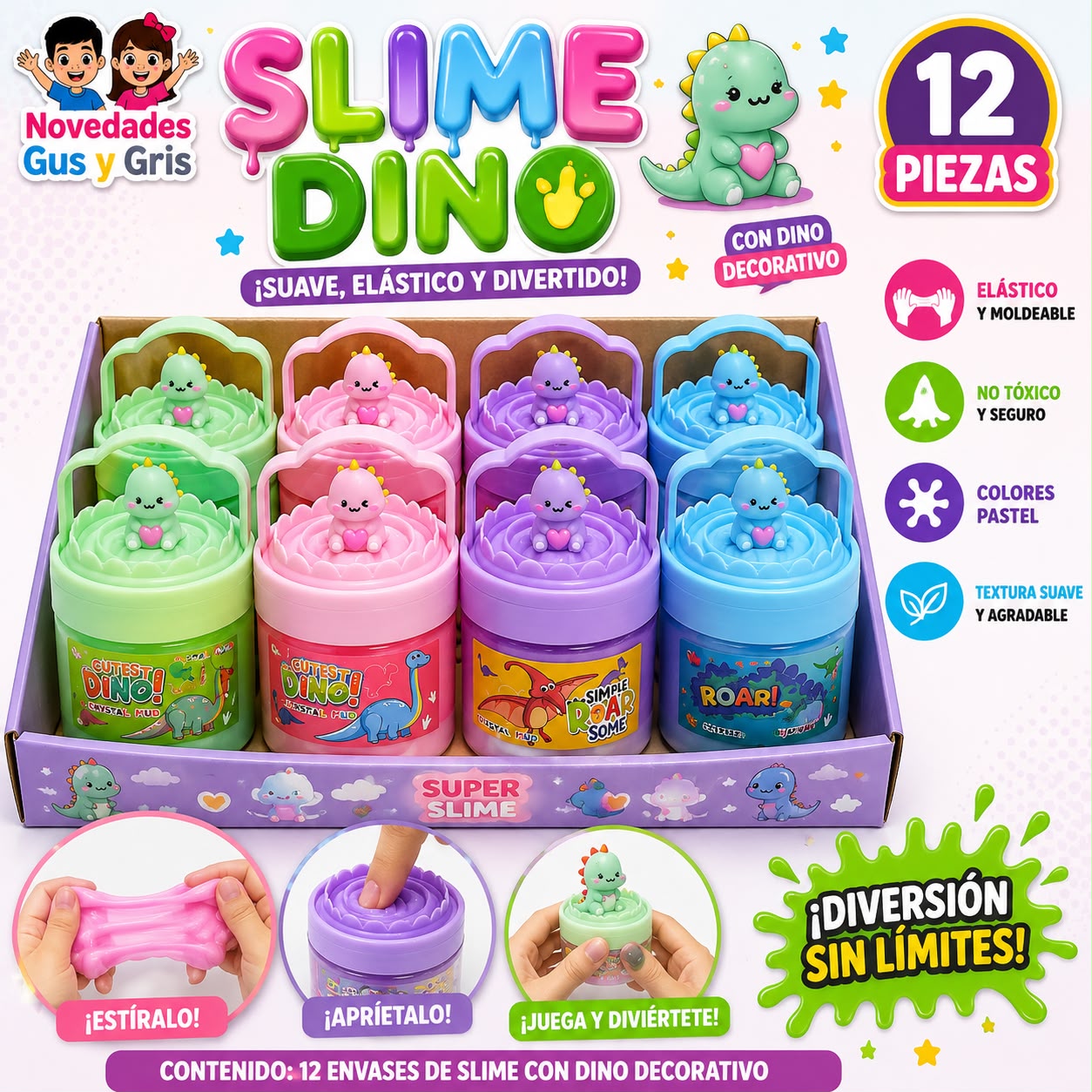 Slime vaso con 12    tg-36-44