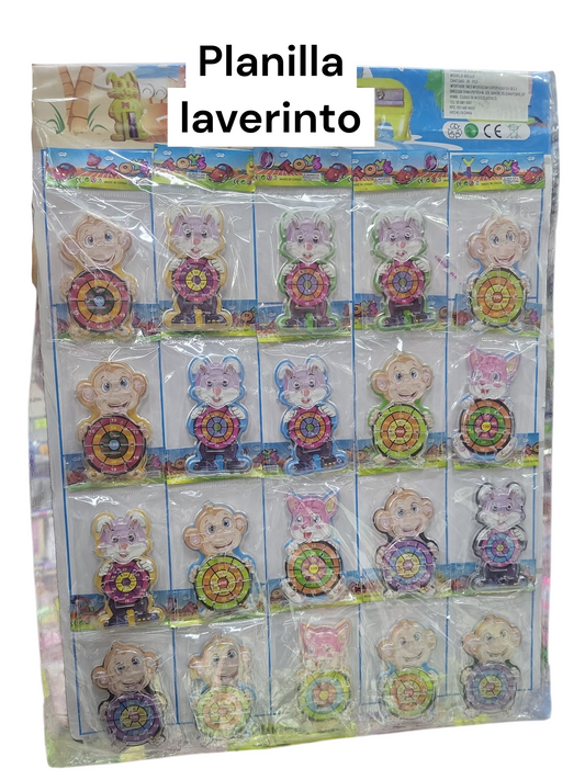 Planilla Laverinto Animales Mg-320
