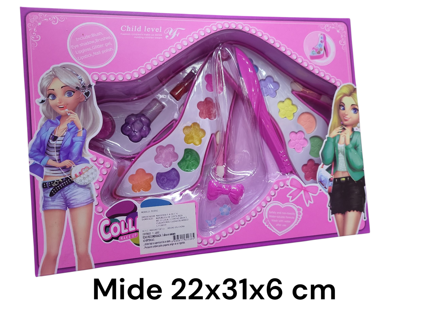 Cosmético zapatillas 9105g