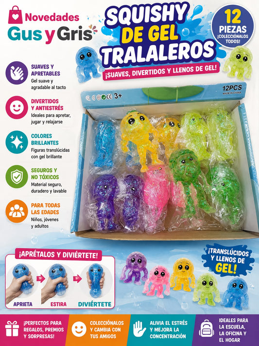 Squisy gel tralaleros con 12 jt-601