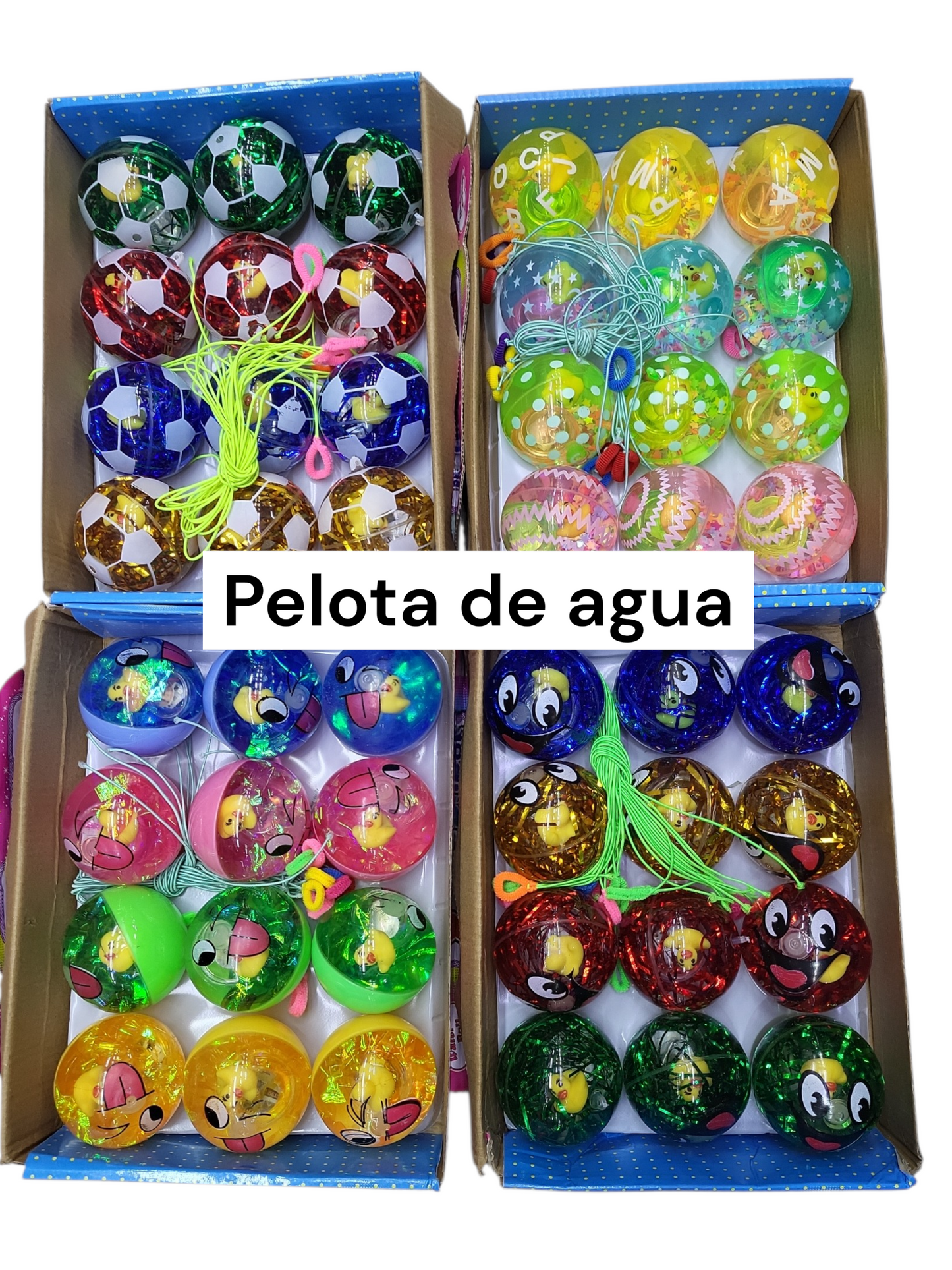 pelota de agua con 12