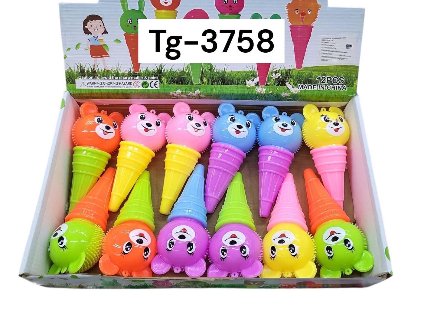 sonaja de oso varquillo con 12 piezas