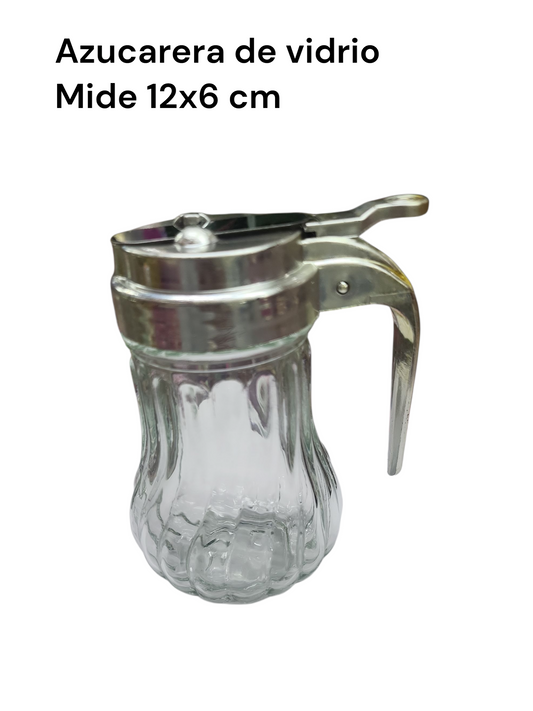 Azucarera de vidrio PE-0026