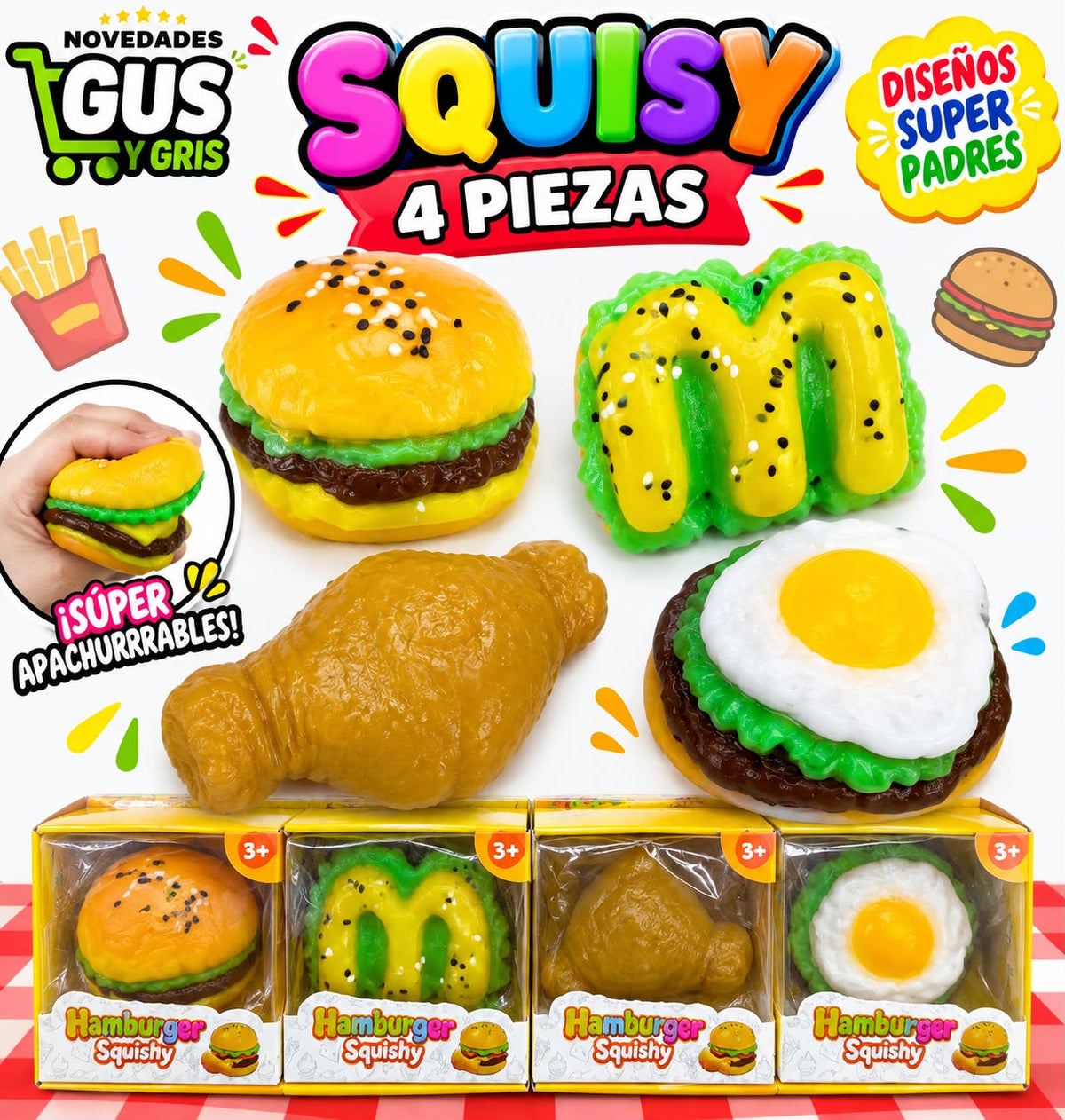 squisy mac donals con 4