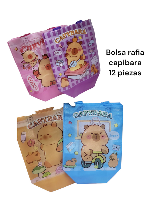 bolsa rafia capibara con 12  te-2502d-23