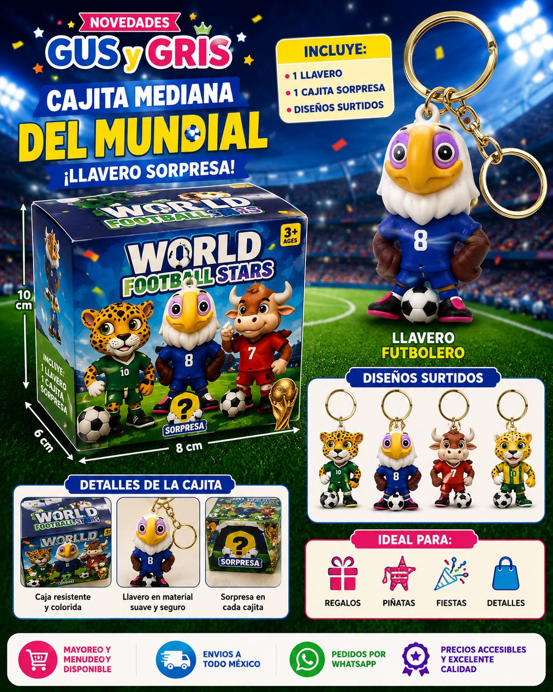 mundial cajita mediana
