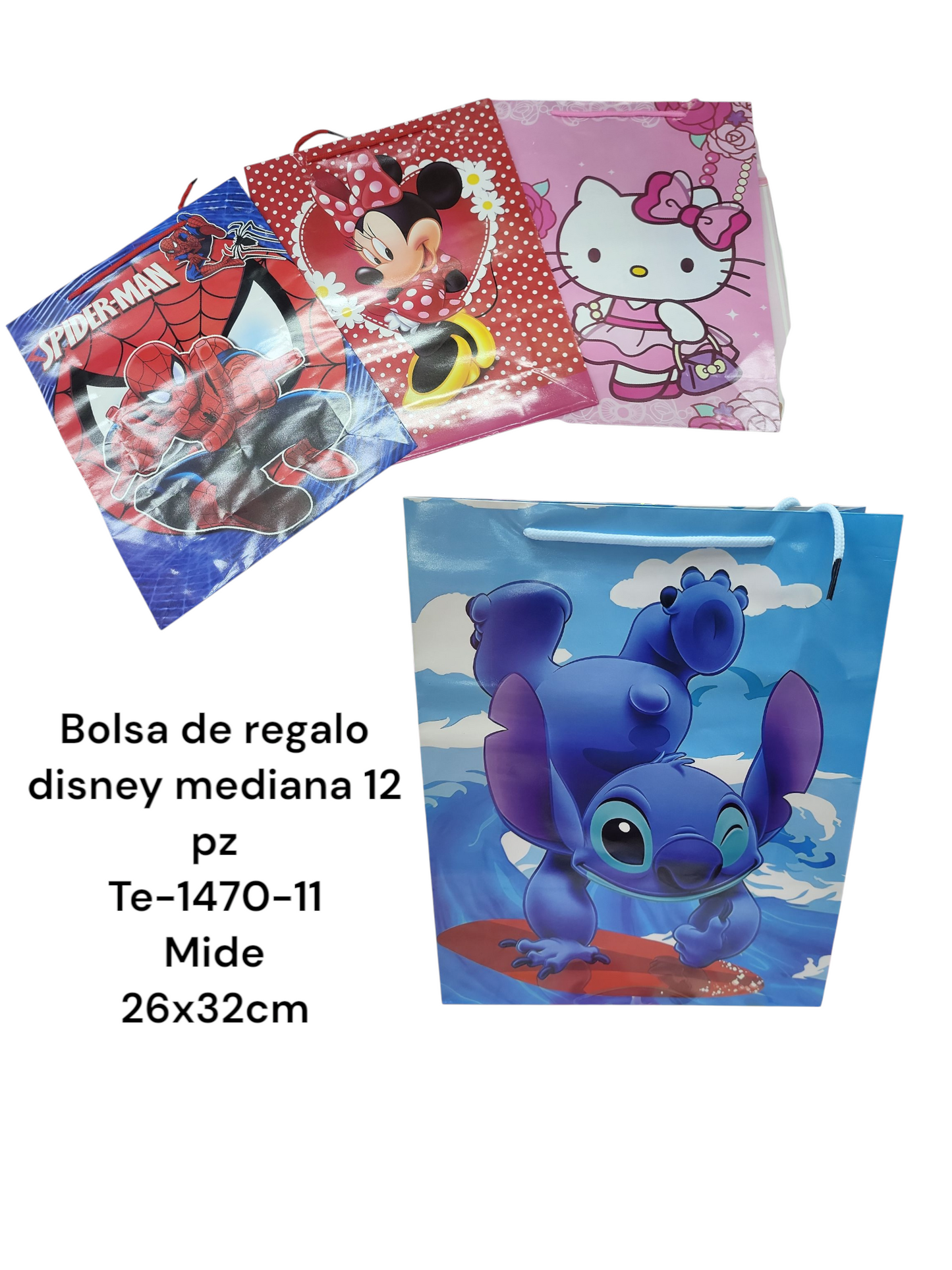 bolsa regalo disney mediana te-147d-11