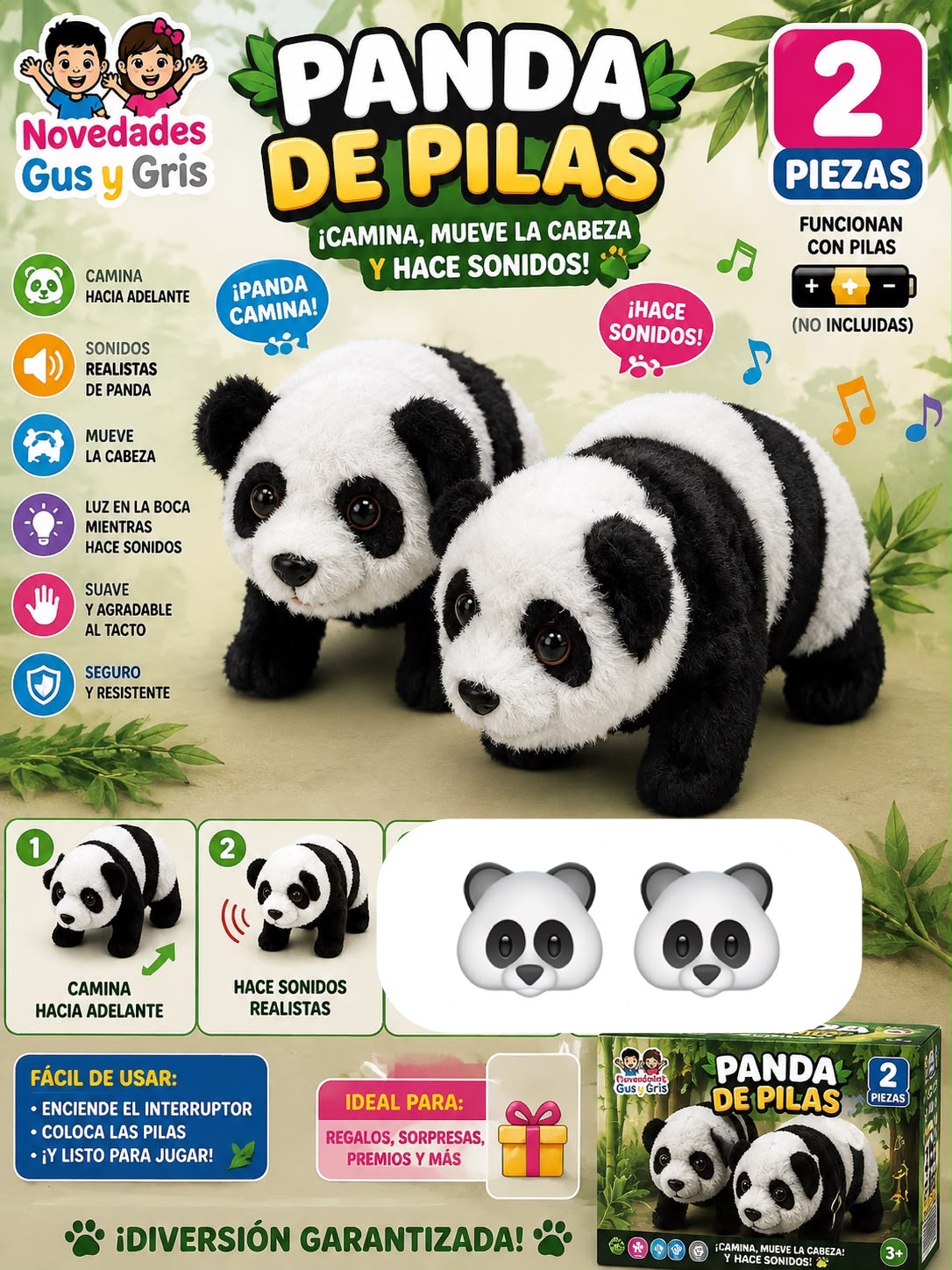 Caminador panda