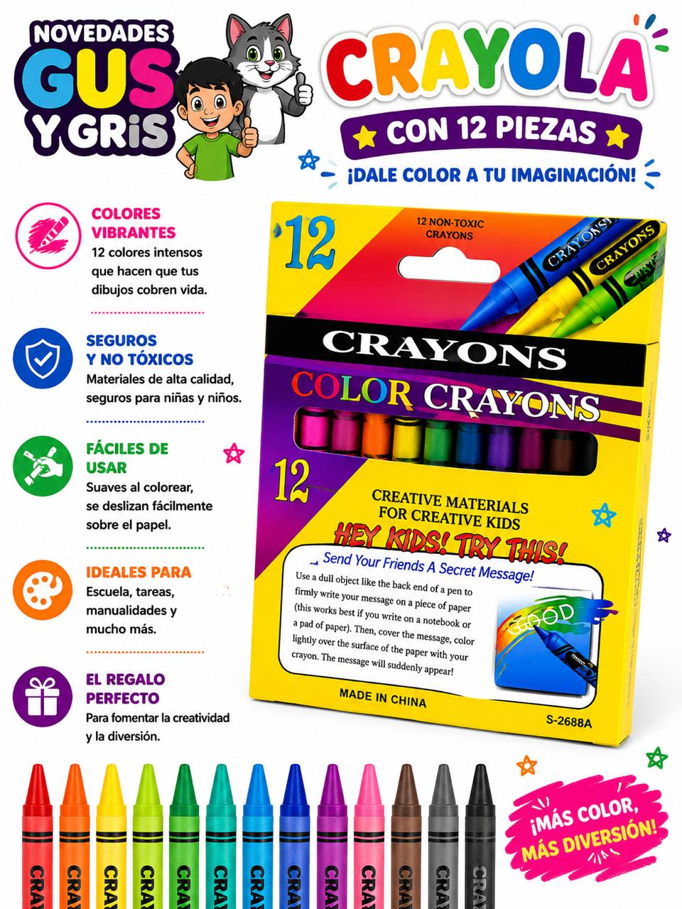 Crayola 12 Pzas