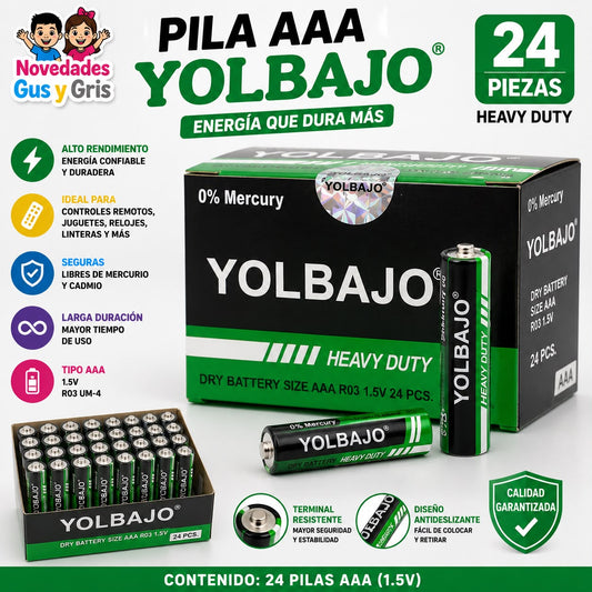 Pila yolbajo AAA