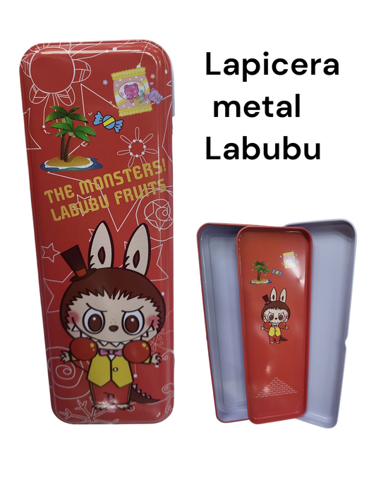 Lapicera tapa metal labubu