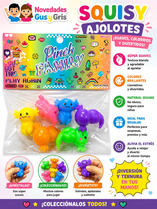 squisy ajolote mini