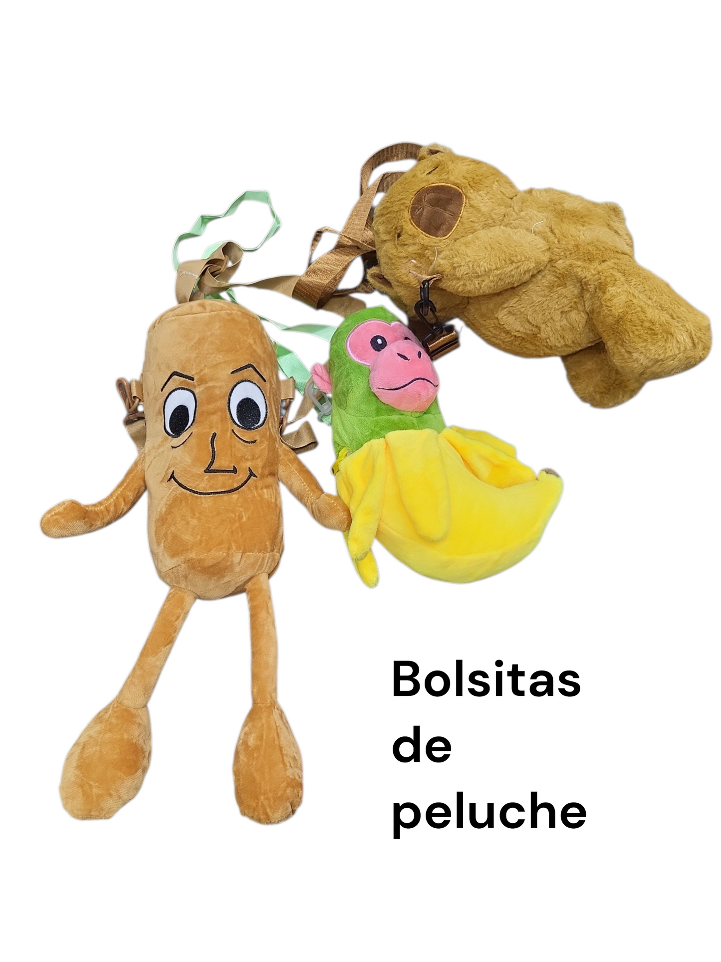 bolsas de peluche capi labubu y tralaleros