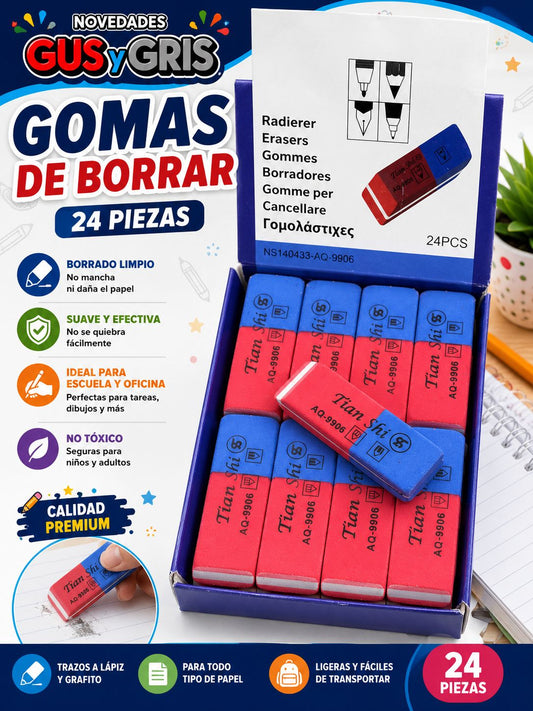 goma 2 colores con 24 ud-1065c