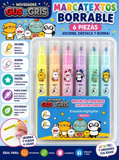 Marcatextos Borrable Con 6