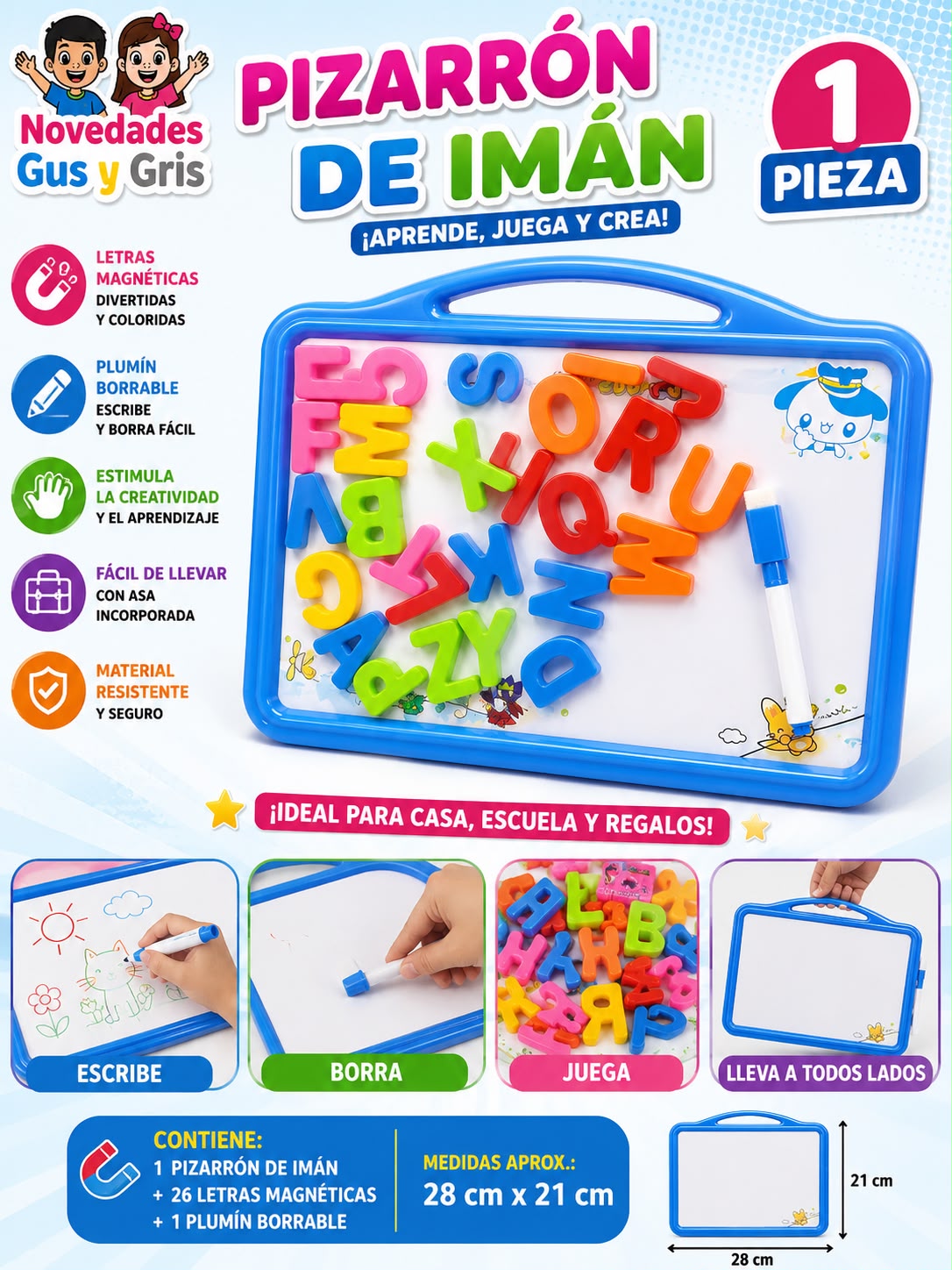 pizarron abc iman